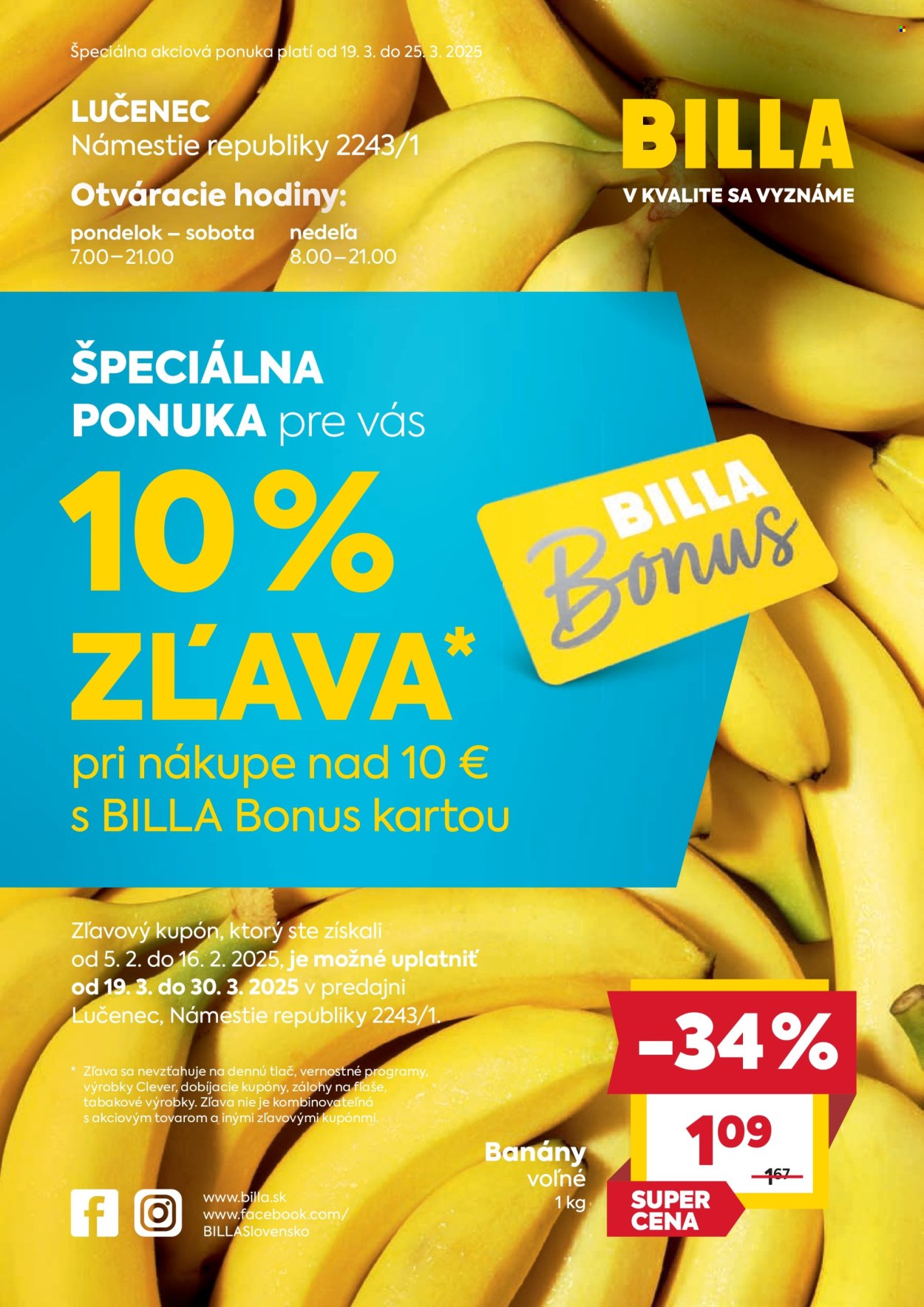 Leták Billa - 19.3.2025 - 30.3.2025. Strana 1