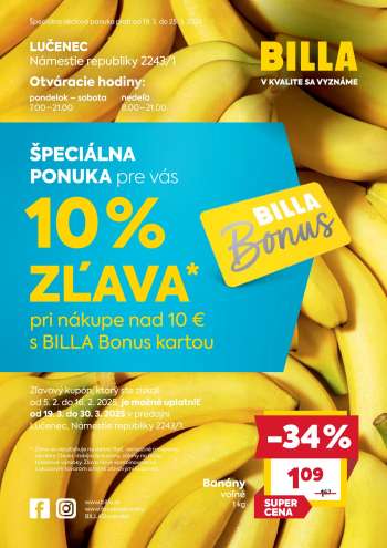 Leták Billa - 19.3.2025 - 30.3.2025.