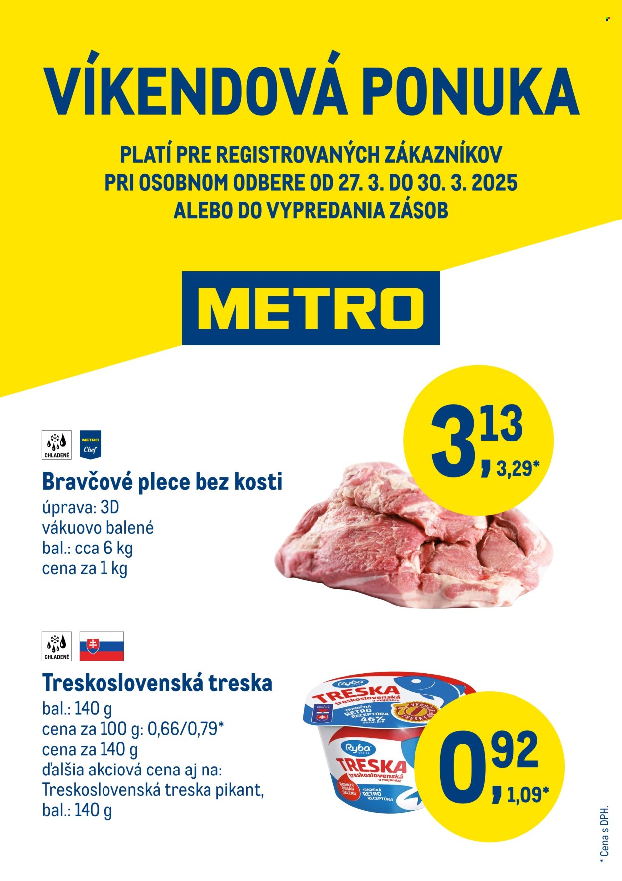 Leták Metro - 27.3.2025 - 30.3.2025. Strana 1