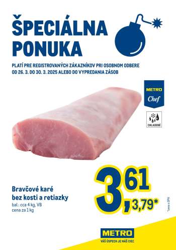 Leták Metro - 26.3.2025 - 30.3.2025.