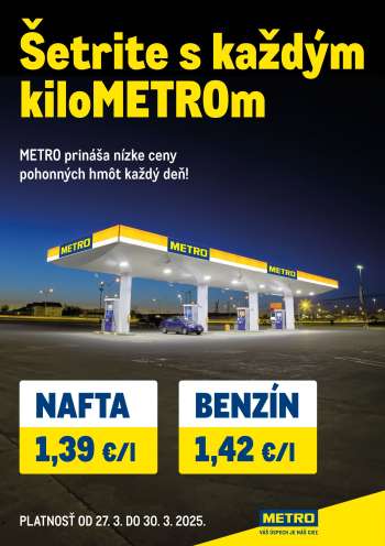 Leták Metro - 27.3.2025 - 30.3.2025.
