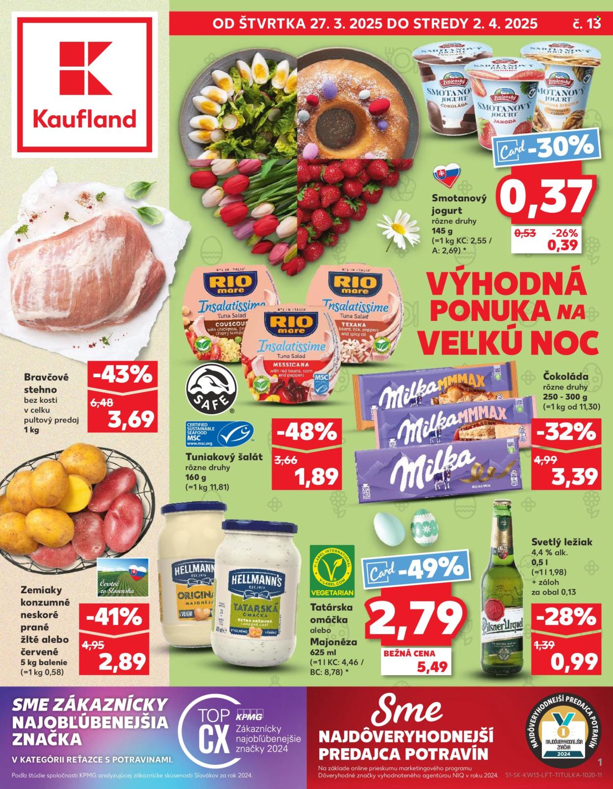 Leták Kaufland - 27.3.2025 - 2.4.2025. Strana 1