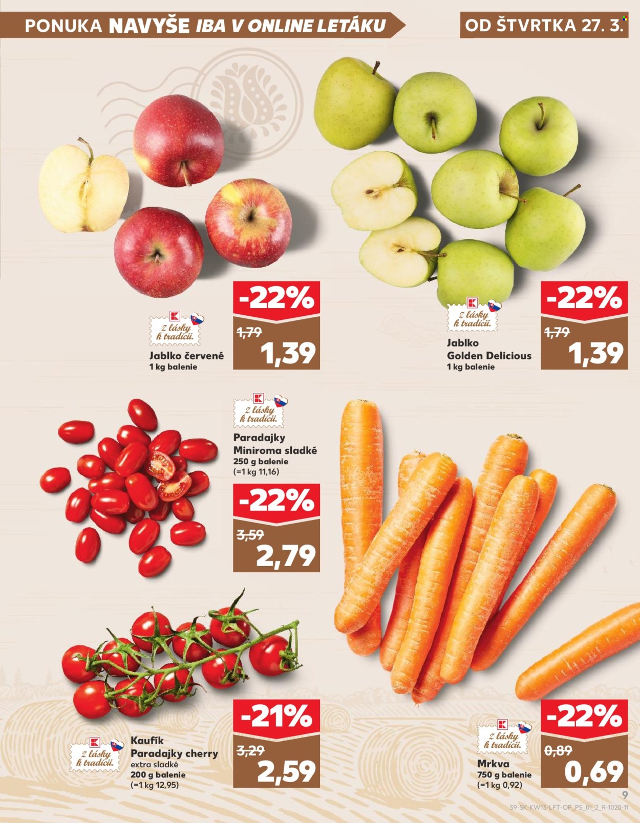 Leták Kaufland - 27.3.2025 - 2.4.2025. Strana 9