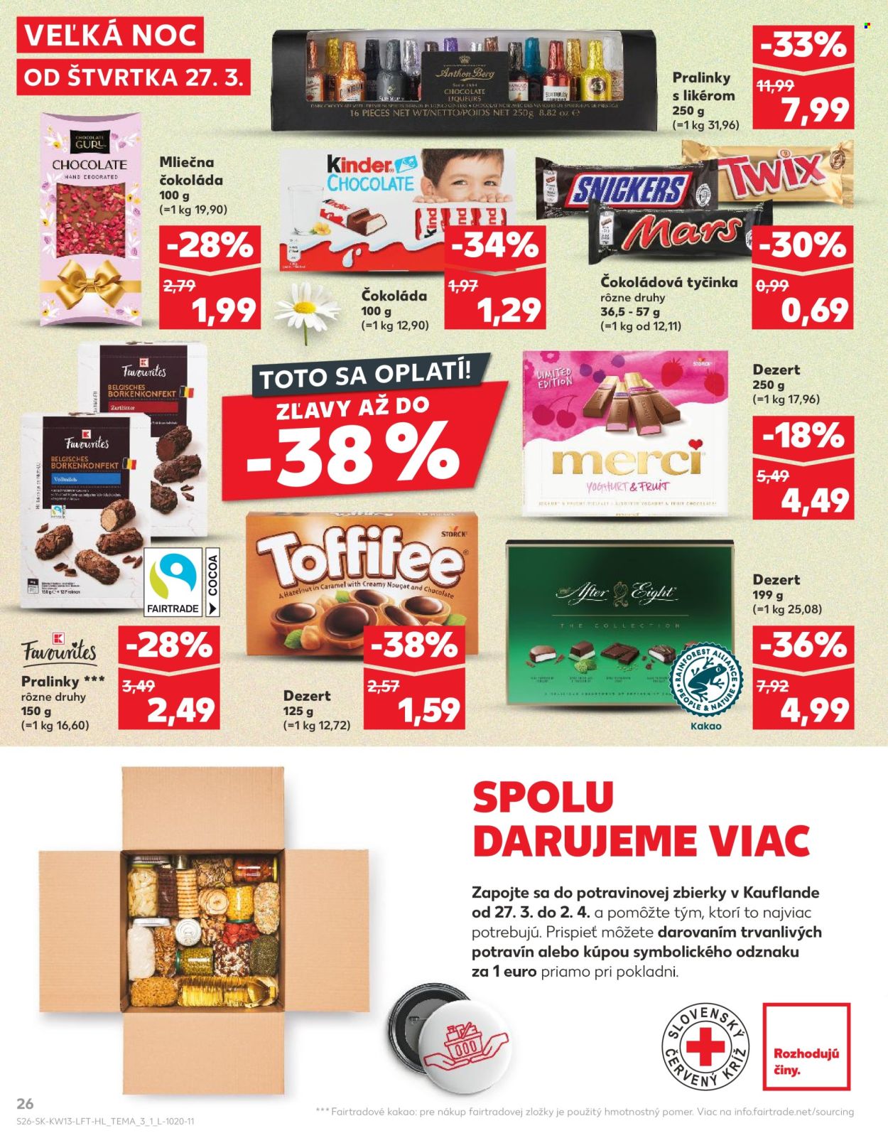 Leták Kaufland - 27.3.2025 - 2.4.2025. Strana 26