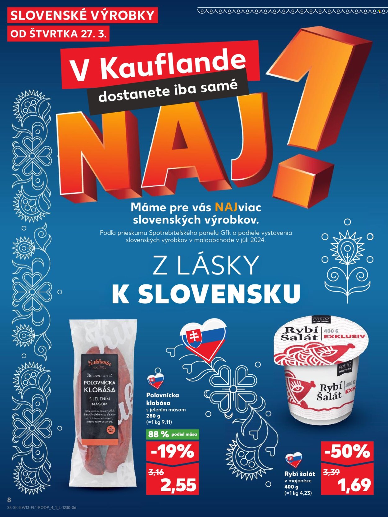 Leták Kaufland - 27.3.2025 - 2.4.2025. Strana 8