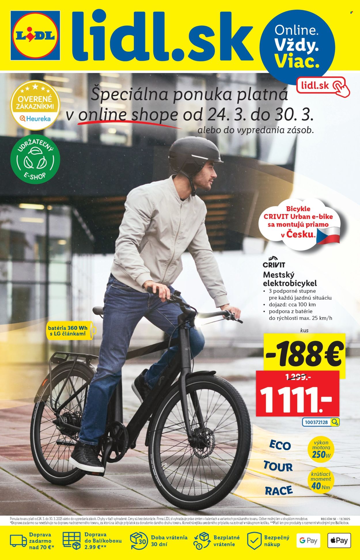 Leták Lidl - 24.3.2025 - 30.3.2025. Strana 1