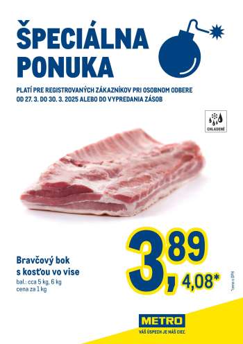 Leták Metro - 27.3.2025 - 30.3.2025.