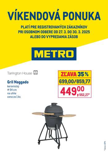 Leták Metro - 27.3.2025 - 30.3.2025.