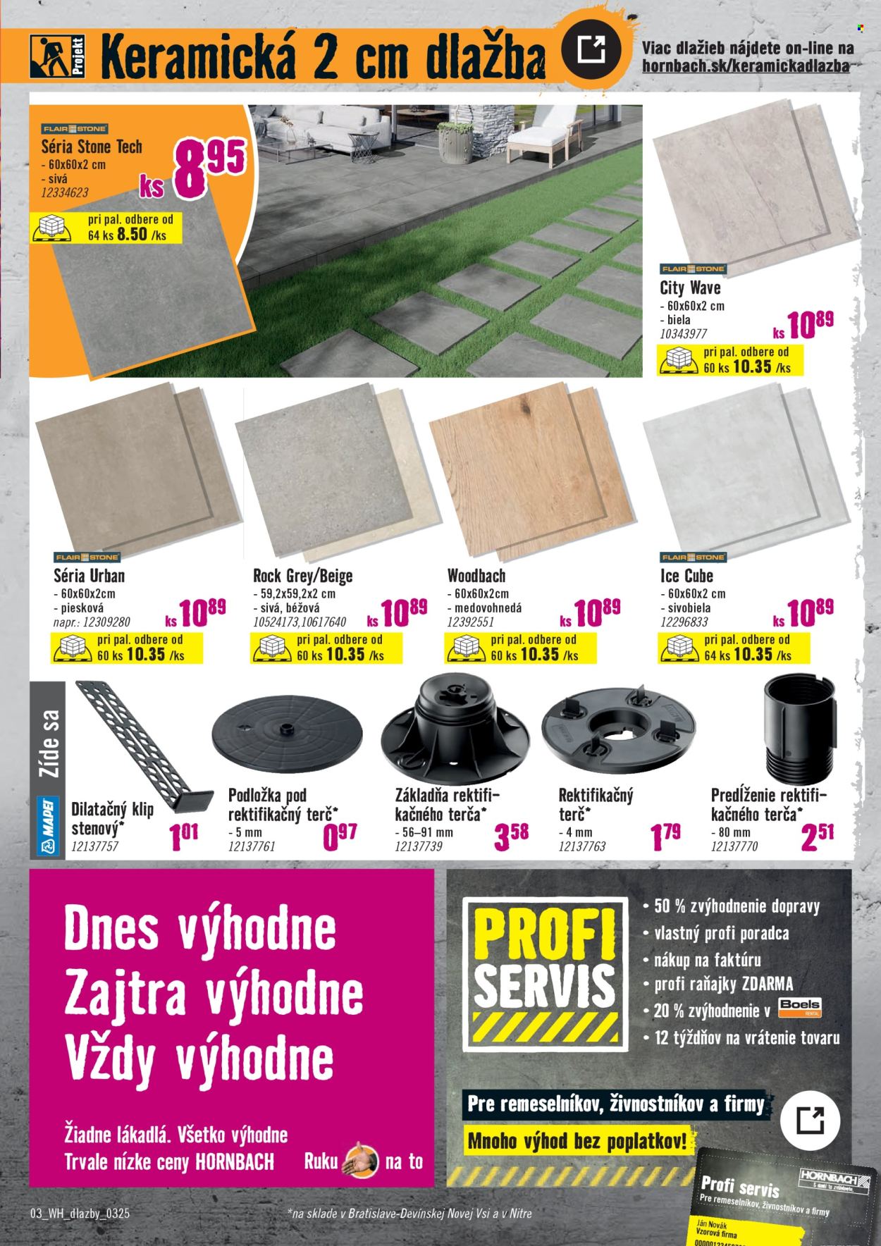 Leták Hornbach - 26.3.2025 - 9.4.2025. Strana 3
