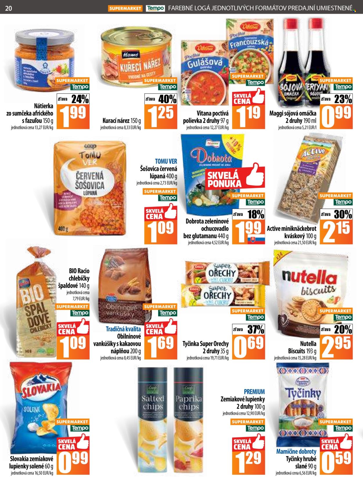 Leták COOP Jednota - 27.3.2025 - 2.4.2025. Strana 20