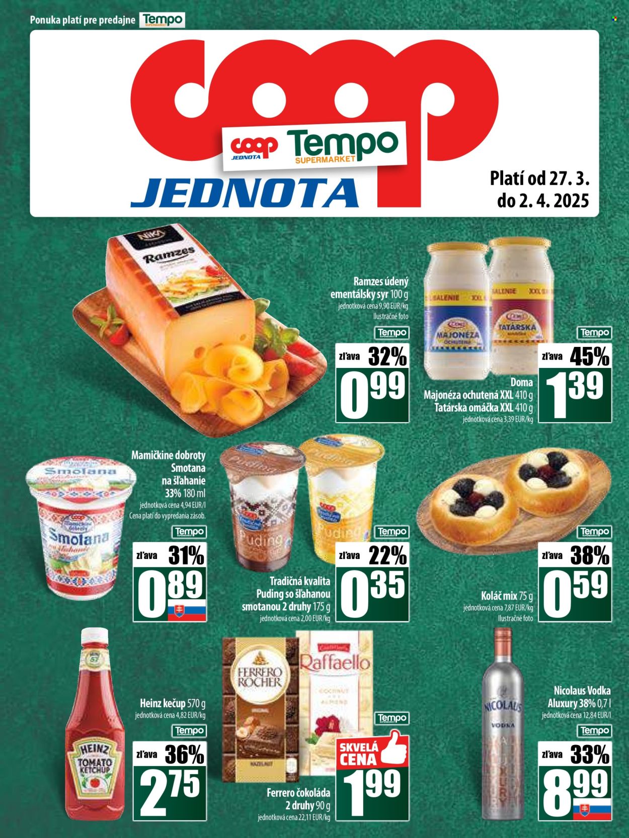 Leták COOP Jednota - 27.3.2025 - 2.4.2025. Strana 25
