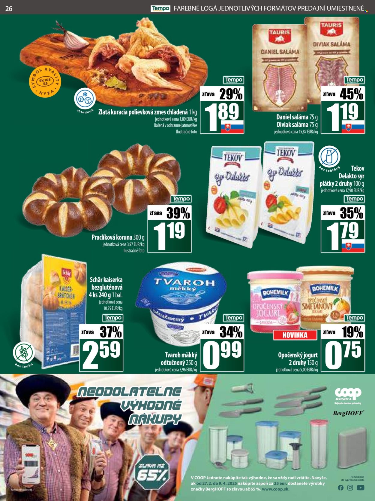 Leták COOP Jednota - 27.3.2025 - 2.4.2025. Strana 26