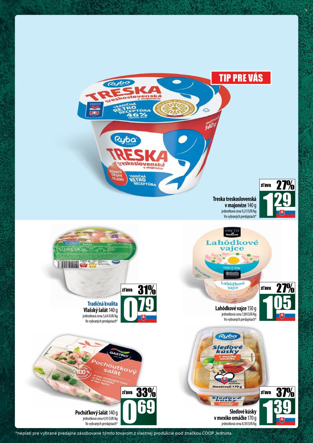Leták COOP Jednota - 27.3.2025 - 2.4.2025. Strana 10
