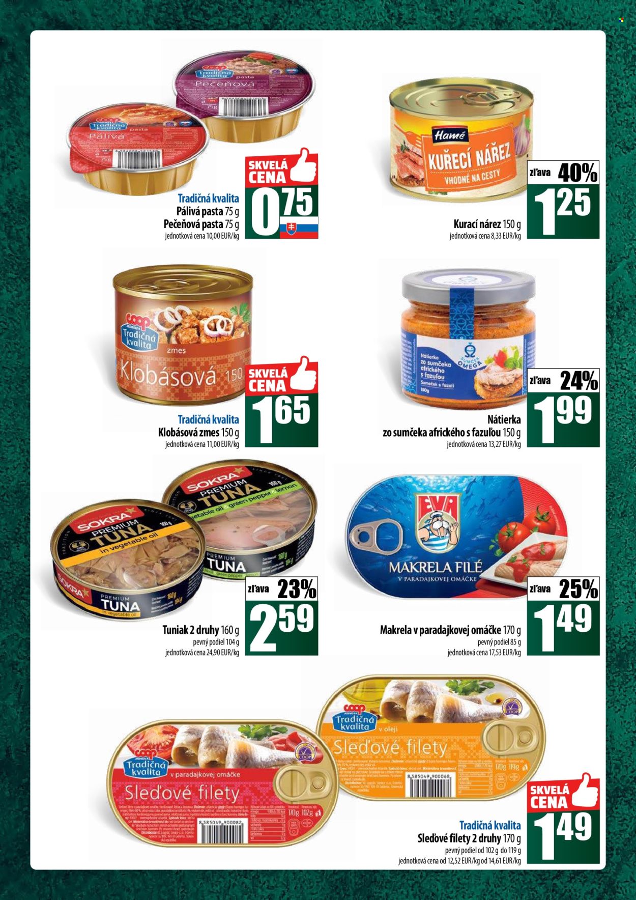 Leták COOP Jednota - 27.3.2025 - 2.4.2025. Strana 24