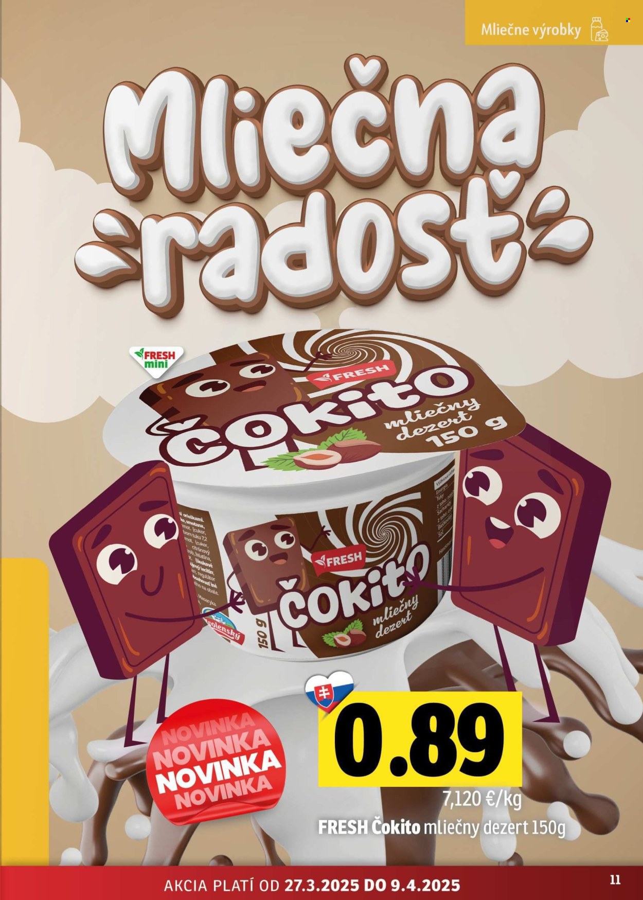 Leták FRESH - 27.3.2025 - 9.4.2025. Strana 11