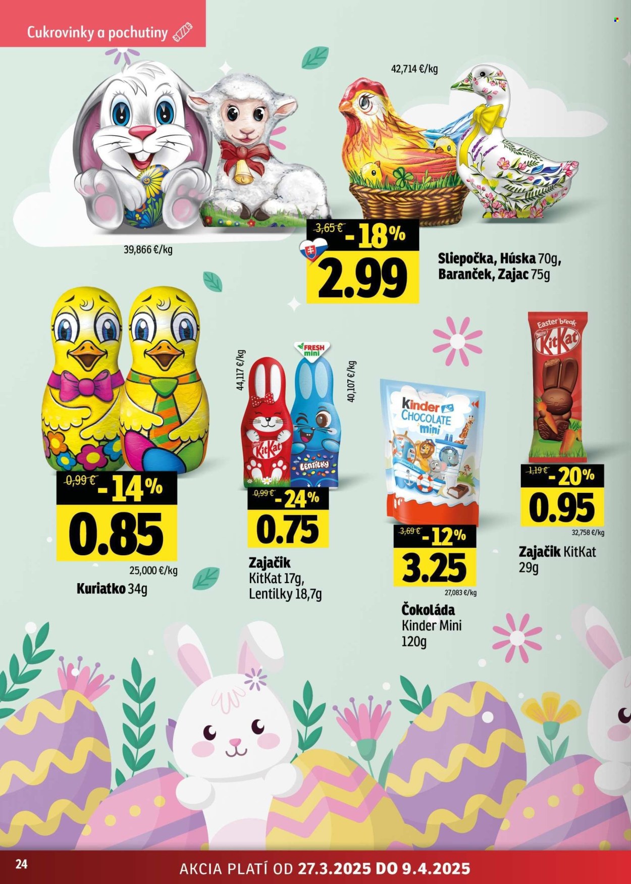 Leták FRESH - 27.3.2025 - 9.4.2025. Strana 24