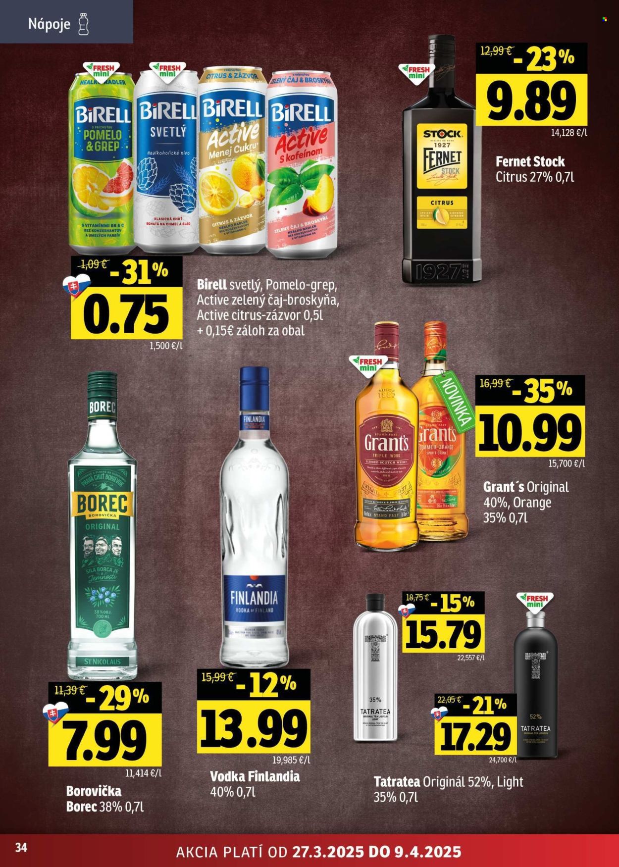 Leták FRESH - 27.3.2025 - 9.4.2025. Strana 34