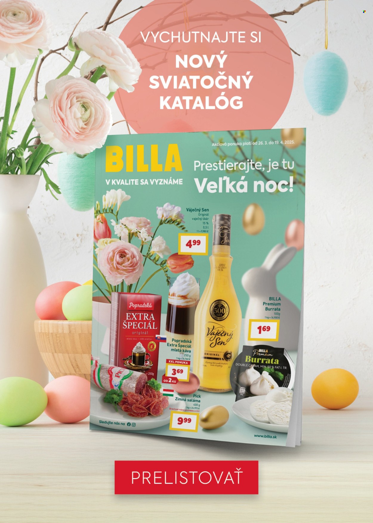 Leták Billa - 26.3.2025 - 1.4.2025. Strana 4