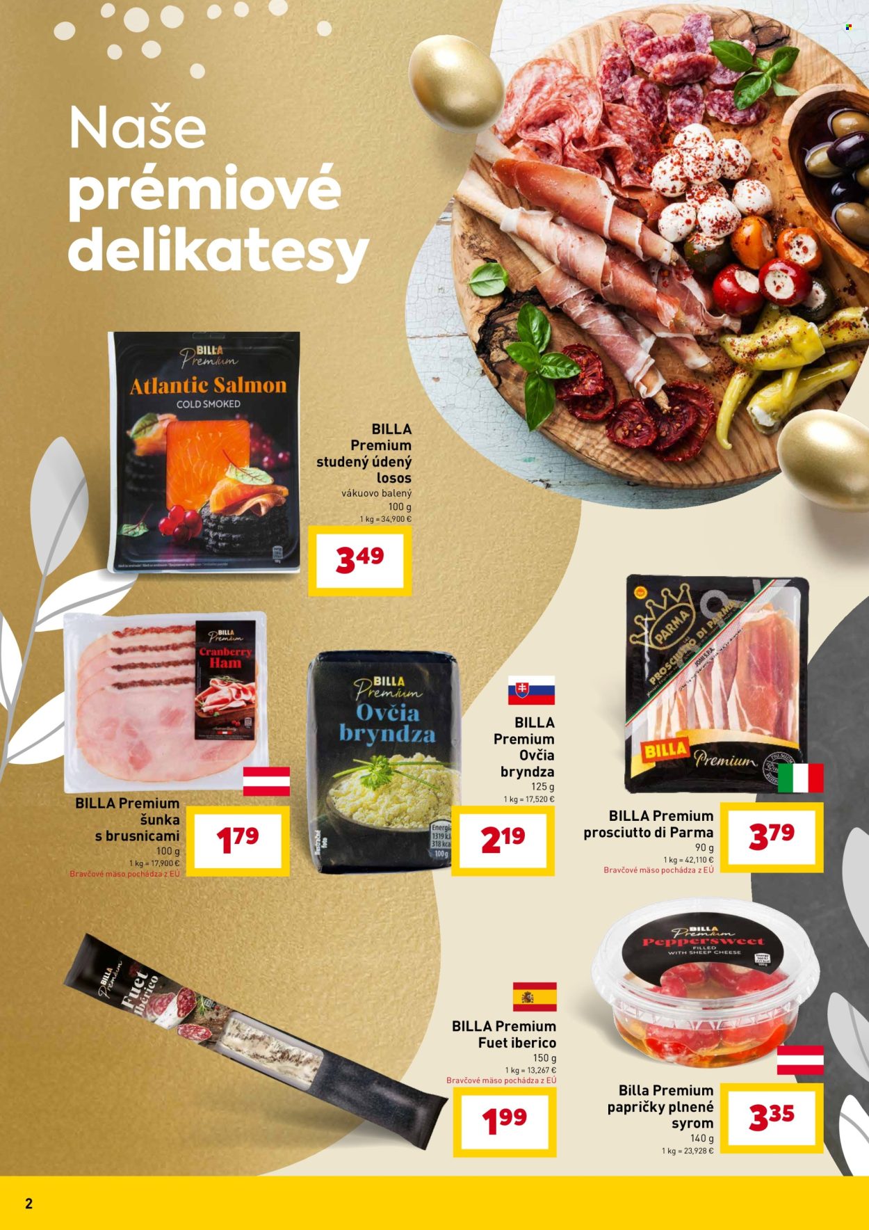 Leták Billa - 26.3.2025 - 19.4.2025. Strana 2