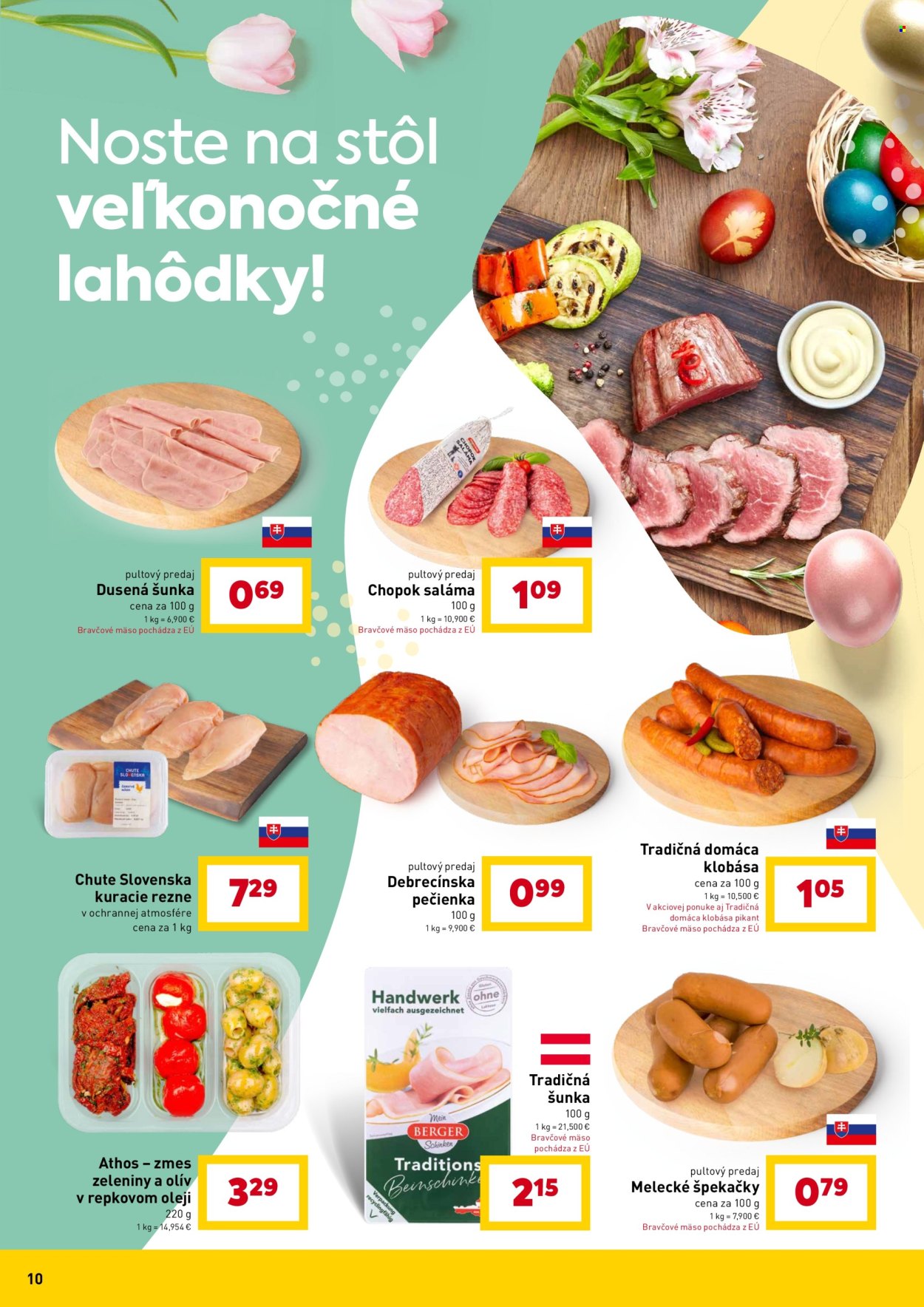 Leták Billa - 26.3.2025 - 19.4.2025. Strana 10
