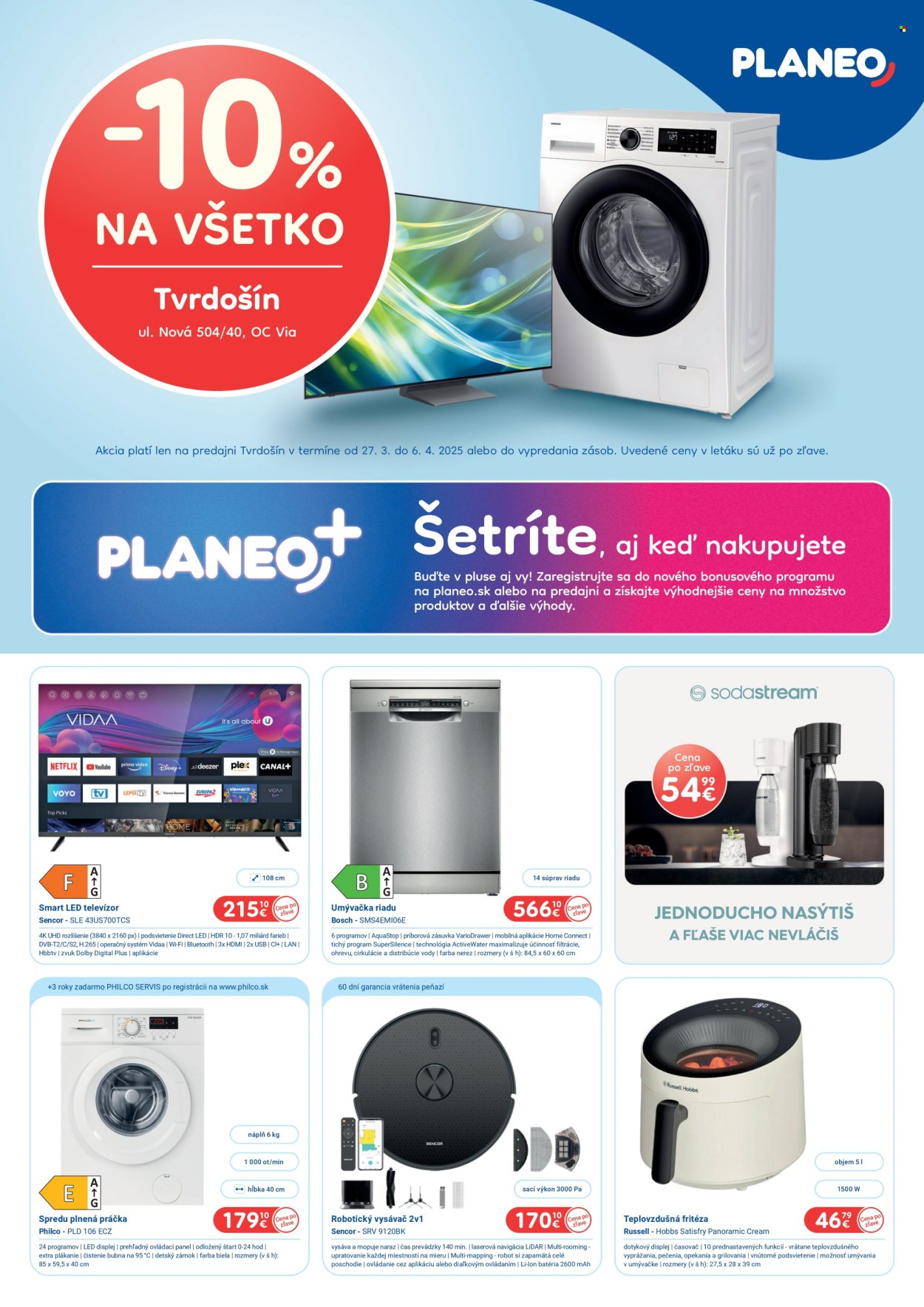 Leták PLANEO Elektro - 27.3.2025 - 6.4.2025. Strana 1