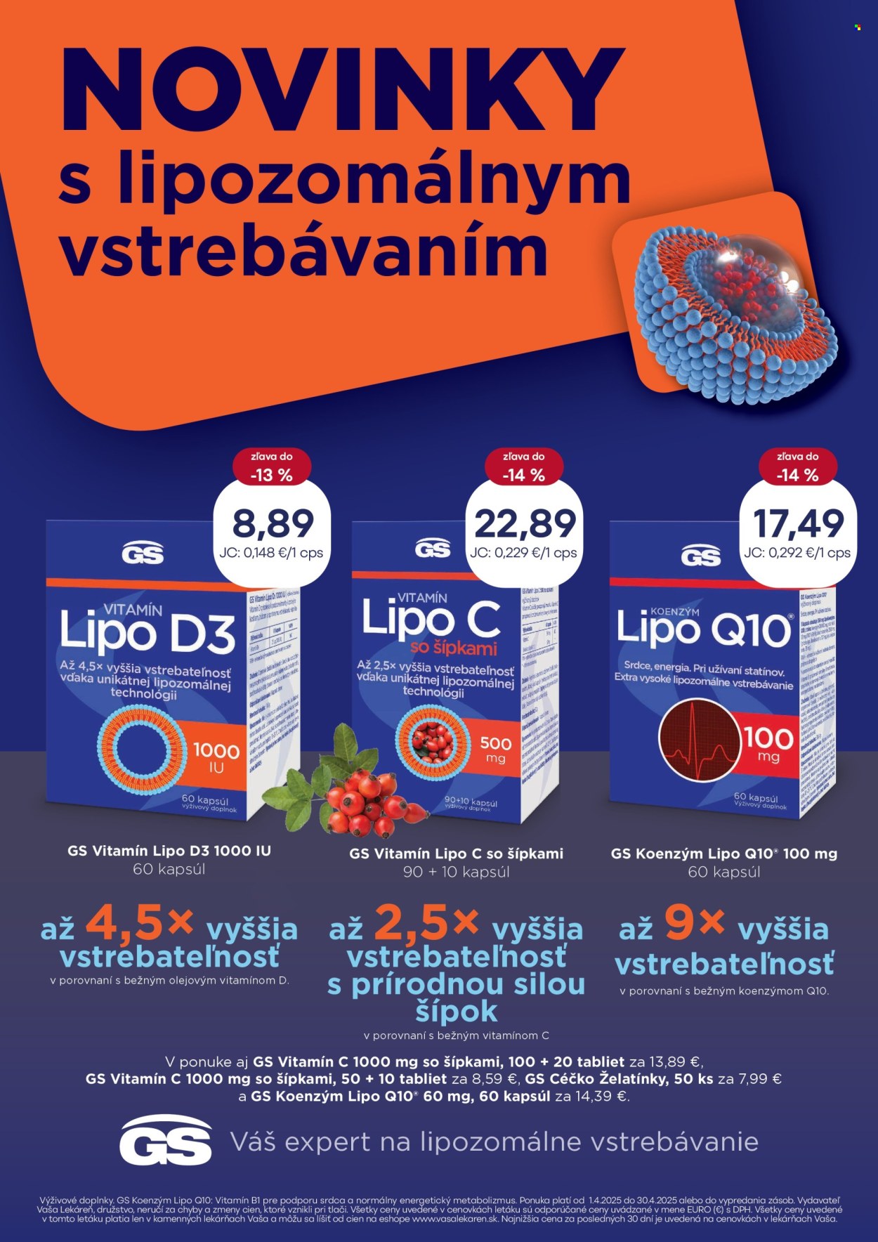 Leták Vaša lekáreň - 1.4.2025 - 30.4.2025. Strana 10