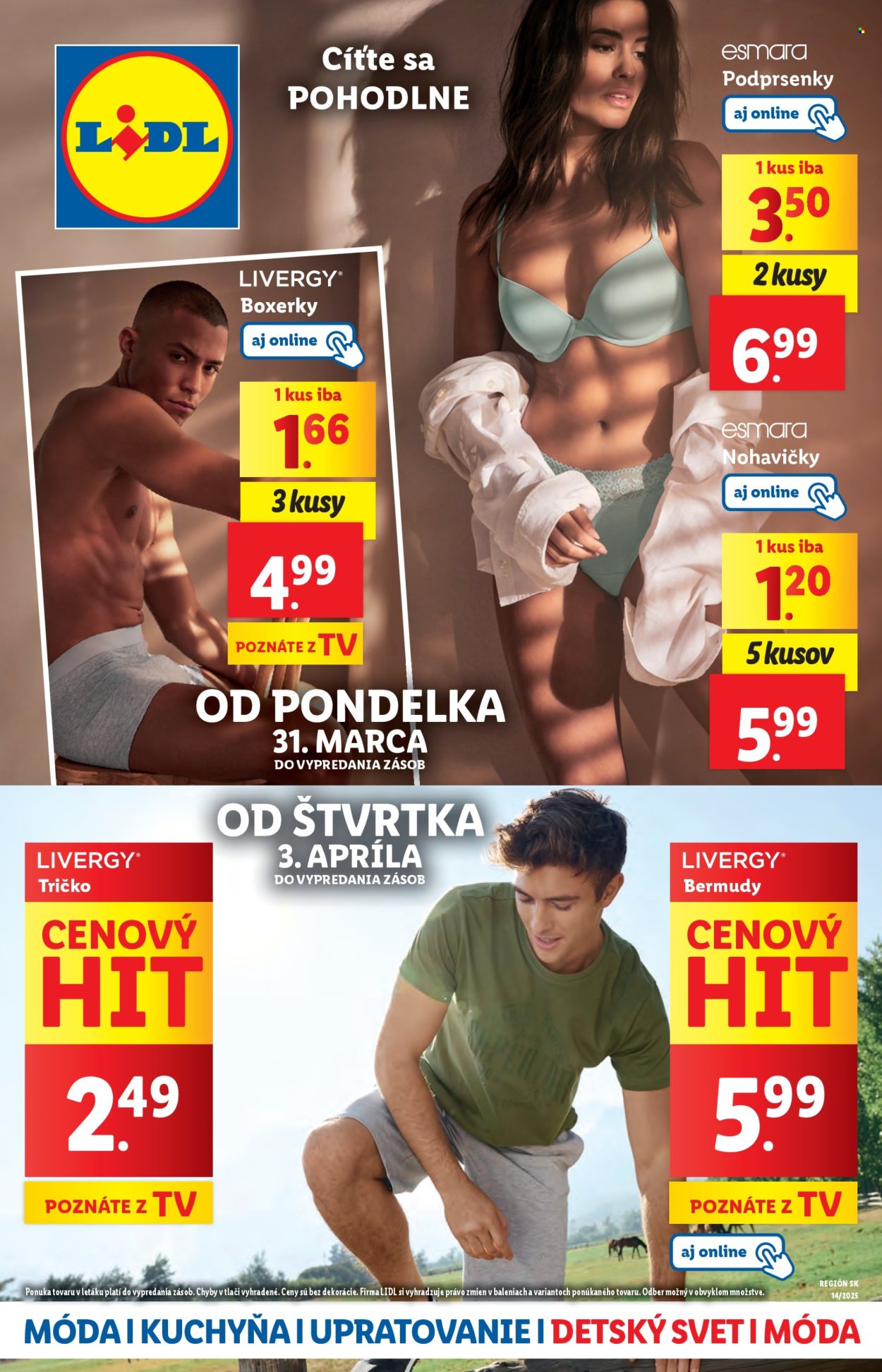 Leták Lidl. Strana 1