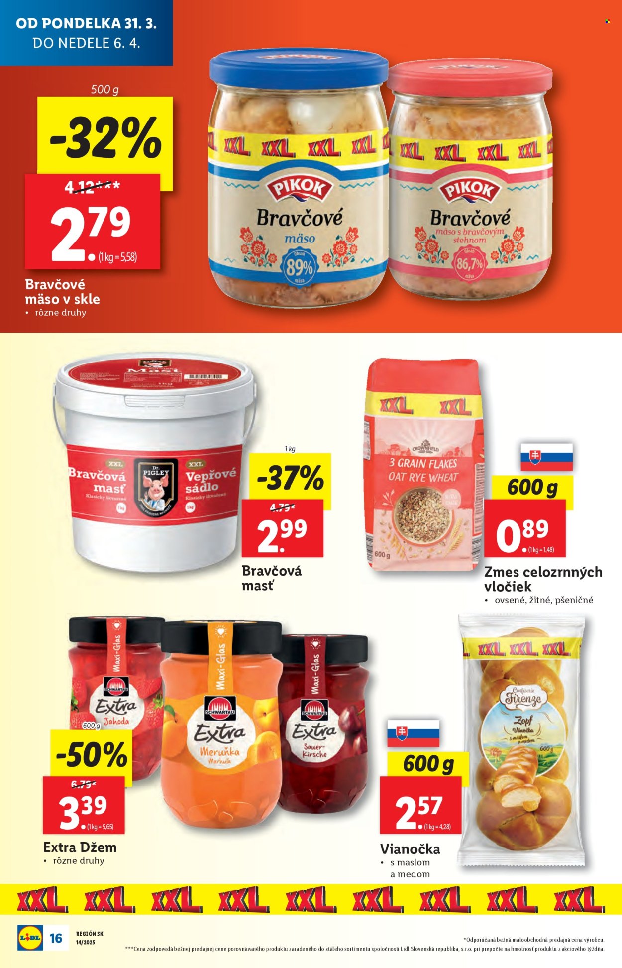 Leták Lidl - 31.3.2025 - 6.4.2025. Strana 18
