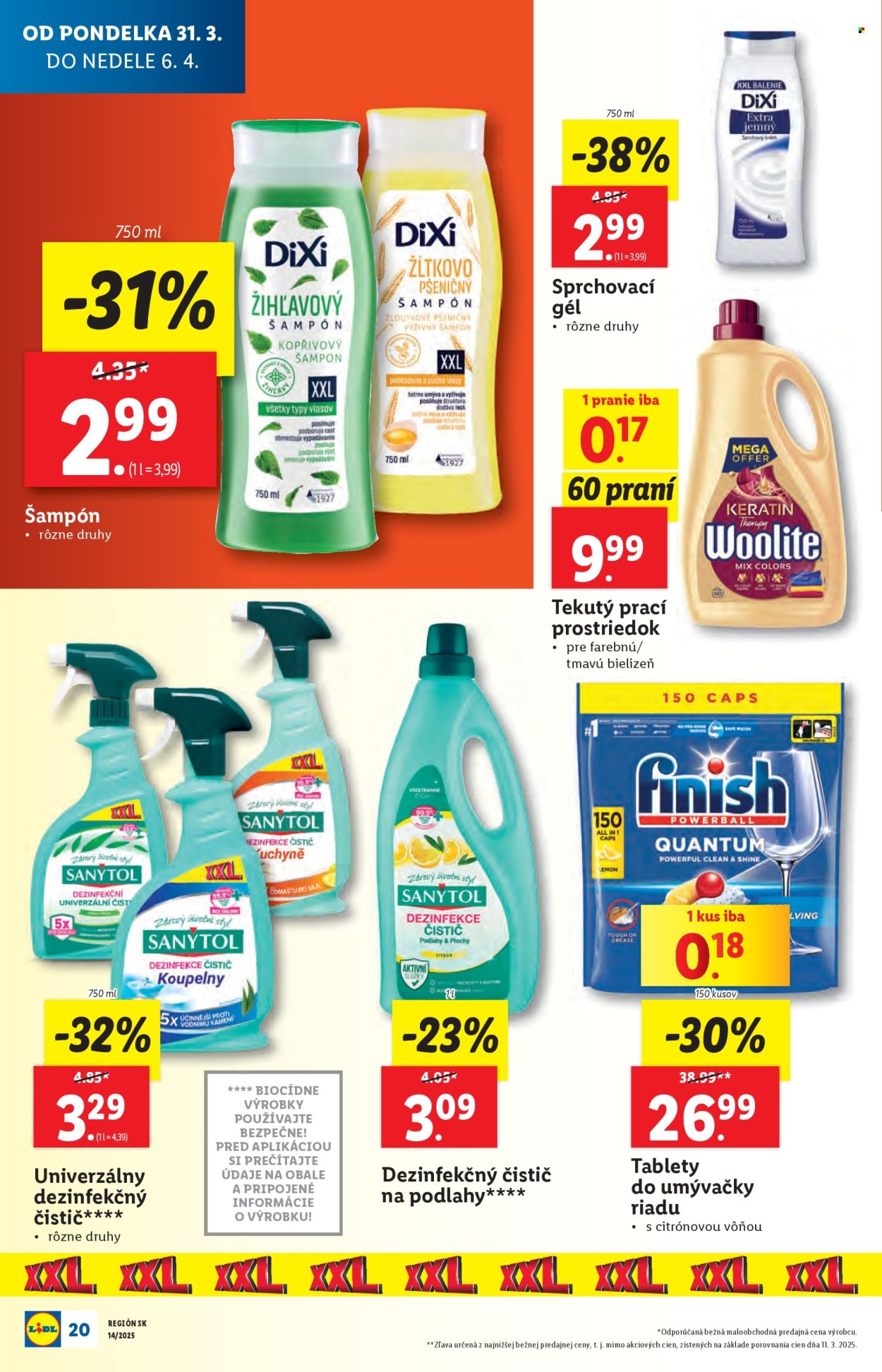Leták Lidl - 31.3.2025 - 6.4.2025. Strana 22