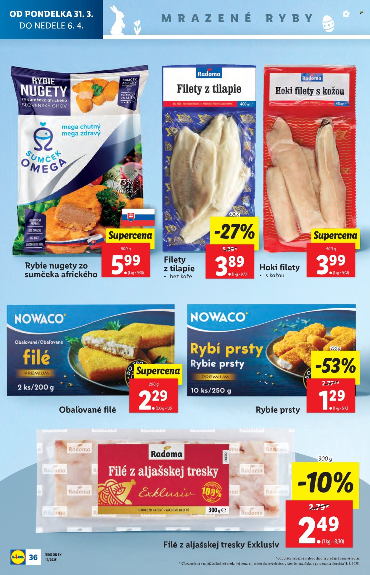 Leták Lidl - 31.3.2025 - 6.4.2025. Strana 38