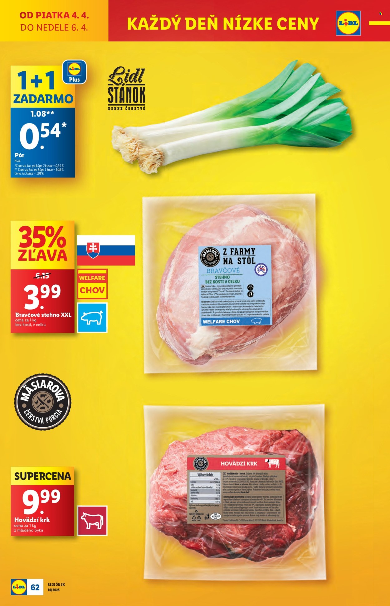 Leták Lidl - 31.3.2025 - 6.4.2025. Strana 68