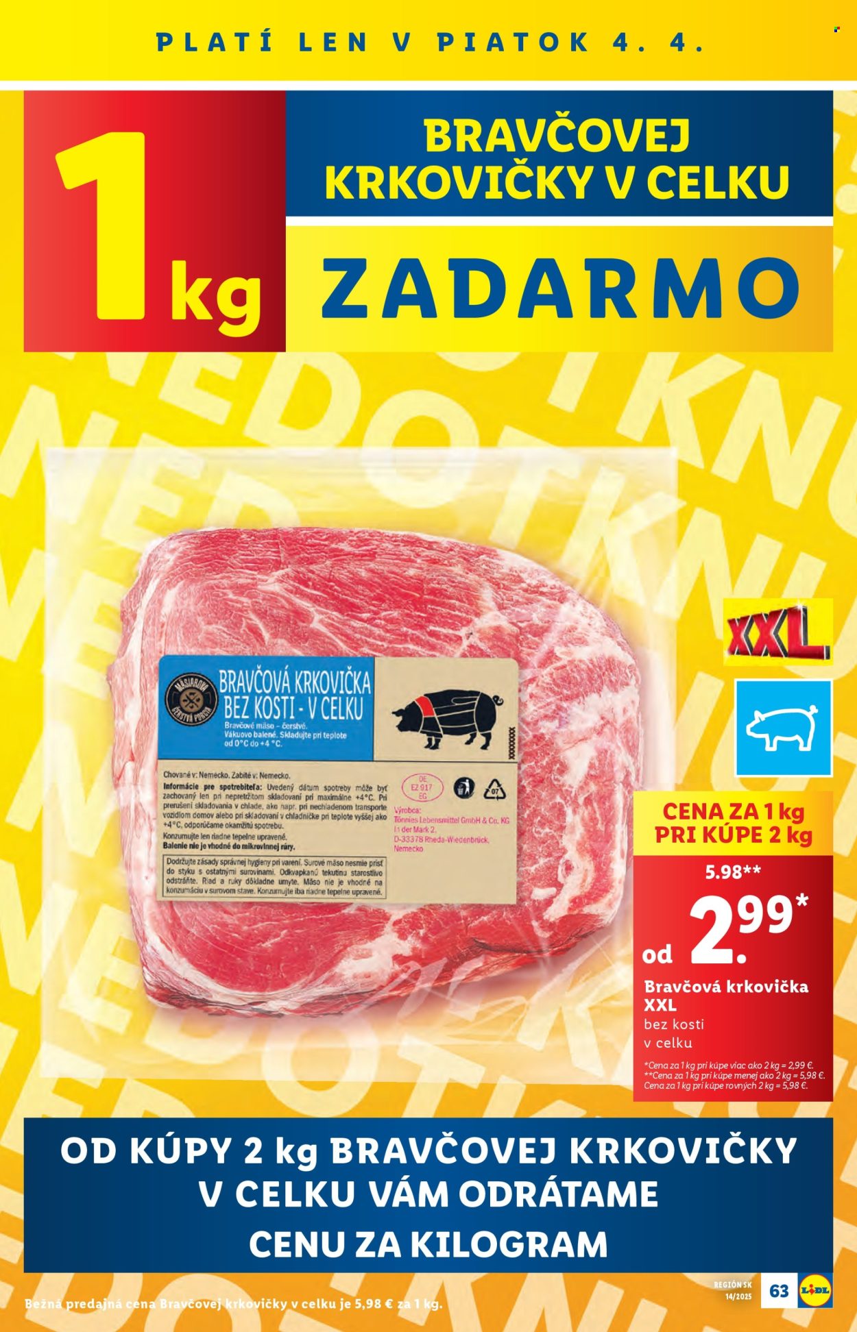 Leták Lidl - 31.3.2025 - 6.4.2025. Strana 69