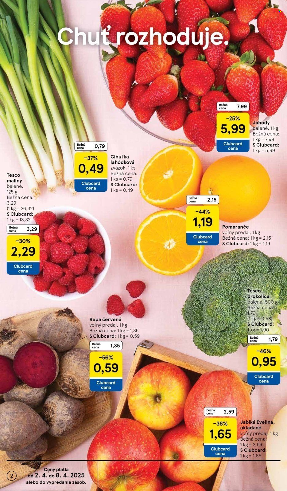 Leták TESCO - 2.4.2025 - 8.4.2025. Strana 2