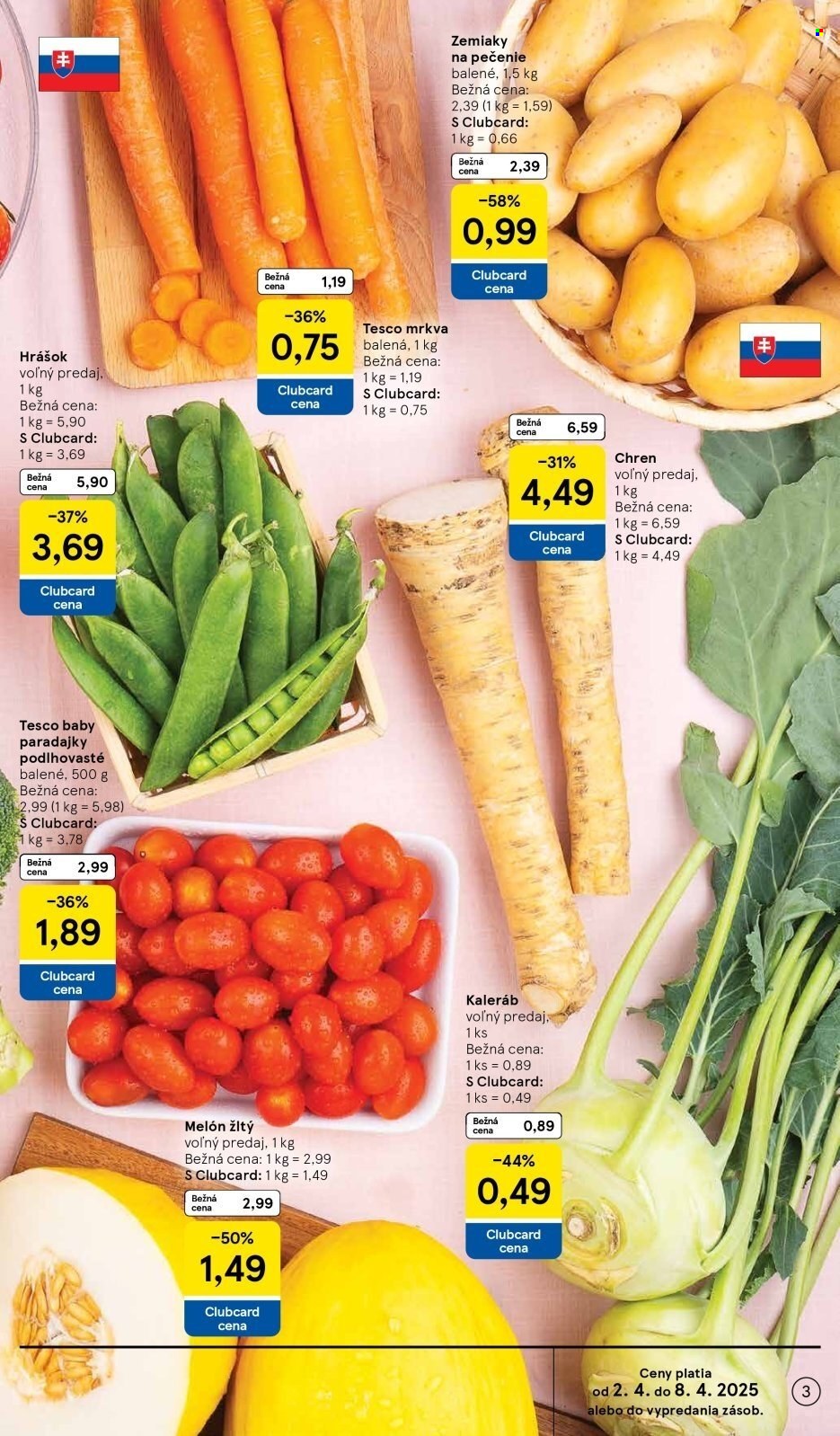 Leták TESCO - 2.4.2025 - 8.4.2025. Strana 3