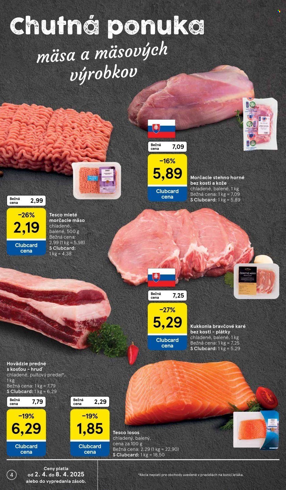 Leták TESCO - 2.4.2025 - 8.4.2025. Strana 4