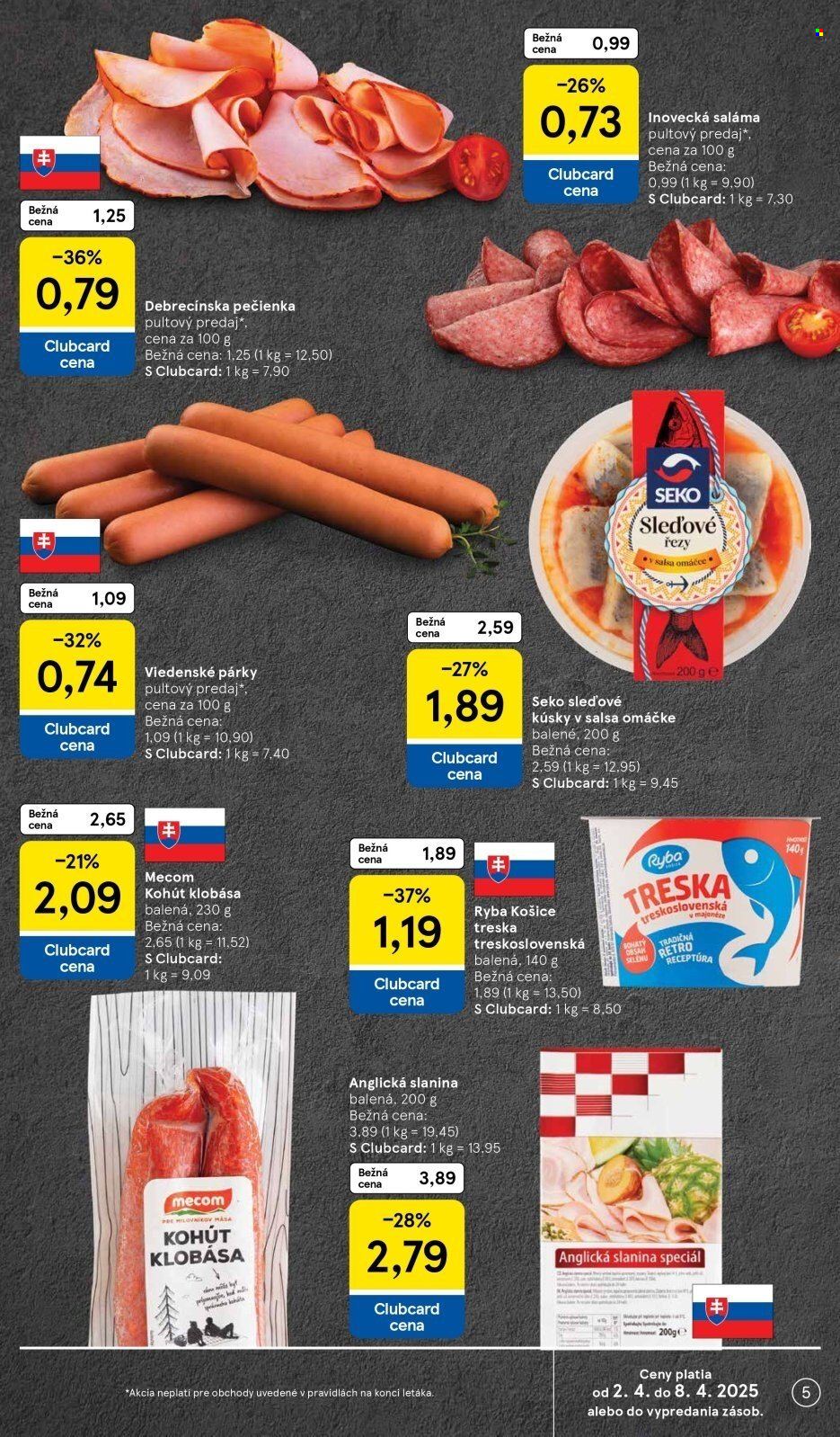 Leták TESCO - 2.4.2025 - 8.4.2025. Strana 5