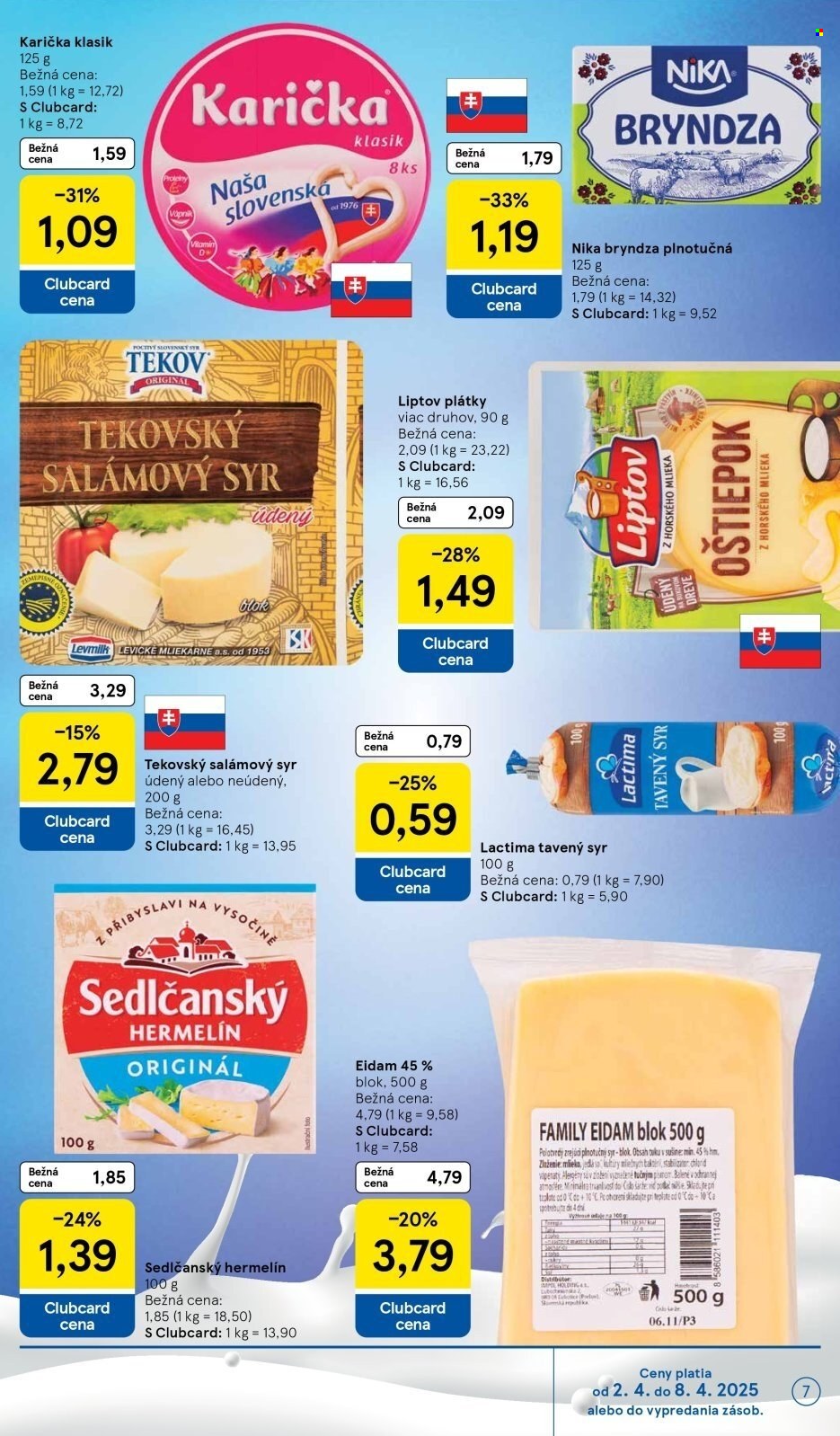 Leták TESCO - 2.4.2025 - 8.4.2025. Strana 7