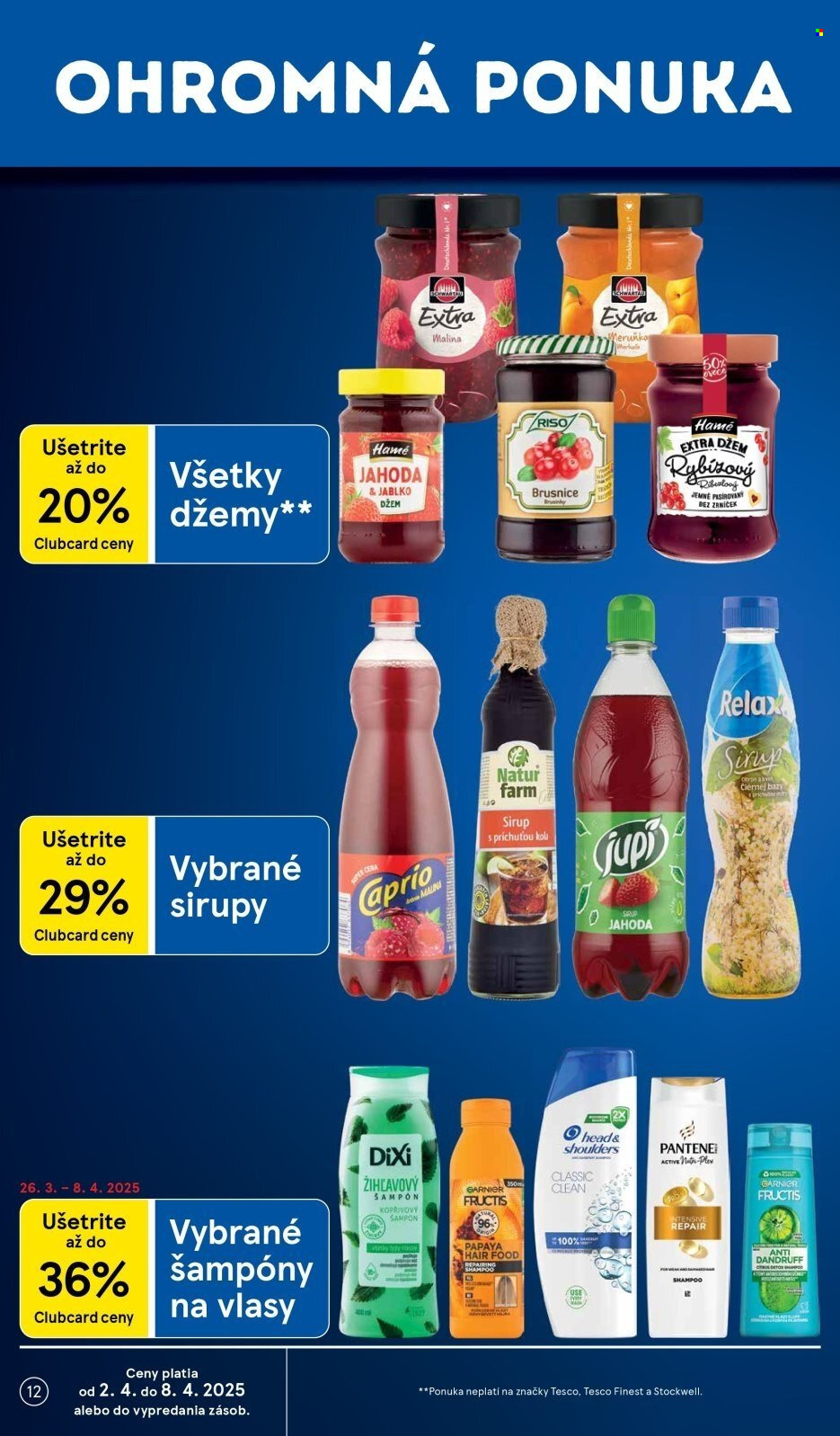 Leták TESCO - 2.4.2025 - 8.4.2025. Strana 12