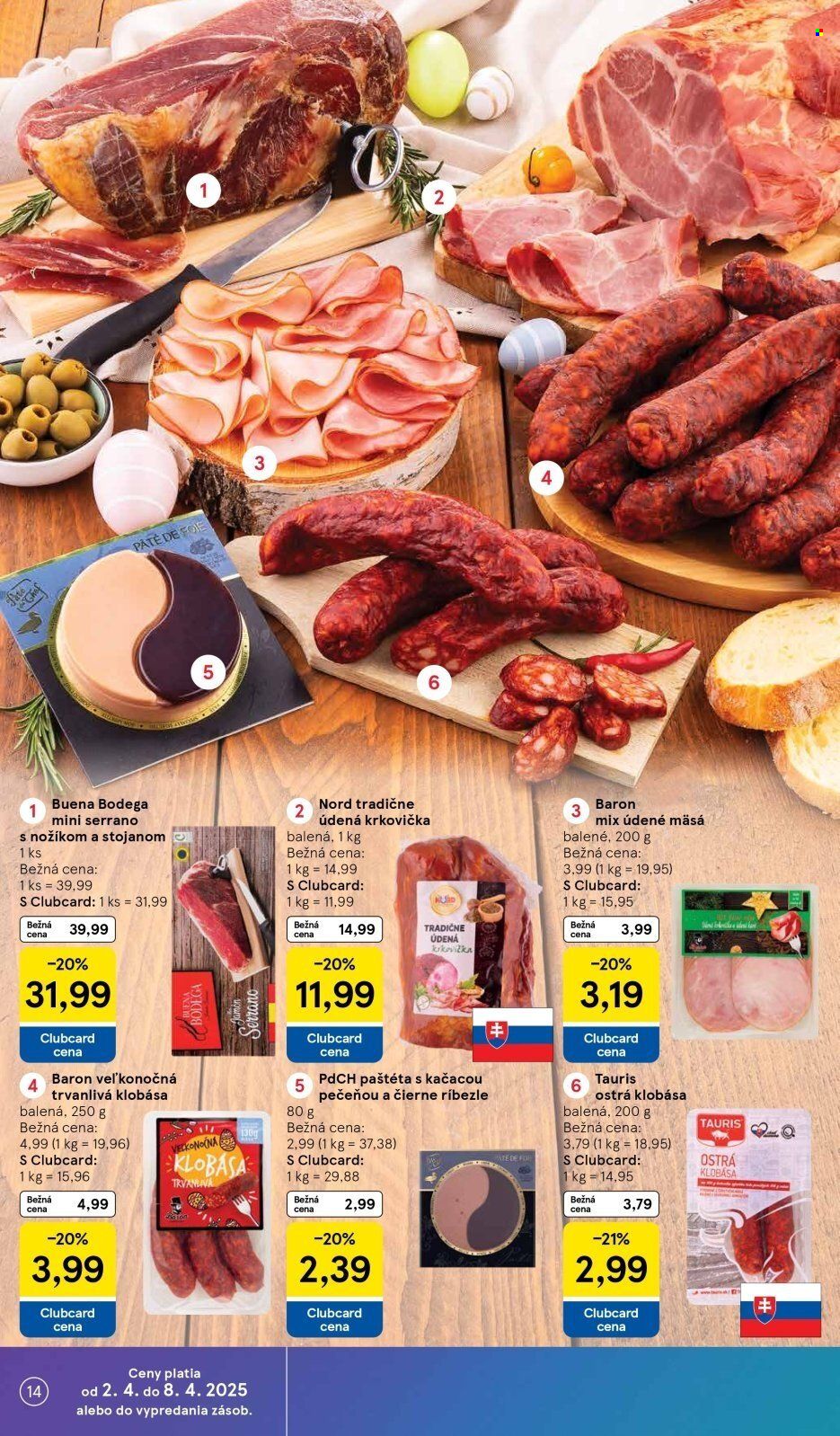 Leták TESCO - 2.4.2025 - 8.4.2025. Strana 14