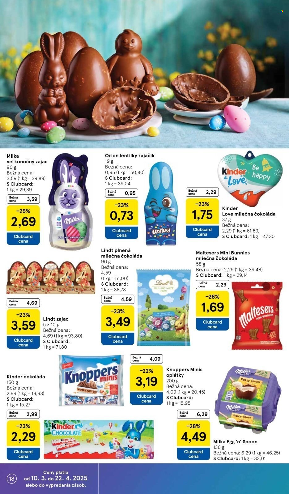 Leták TESCO - 2.4.2025 - 8.4.2025. Strana 18