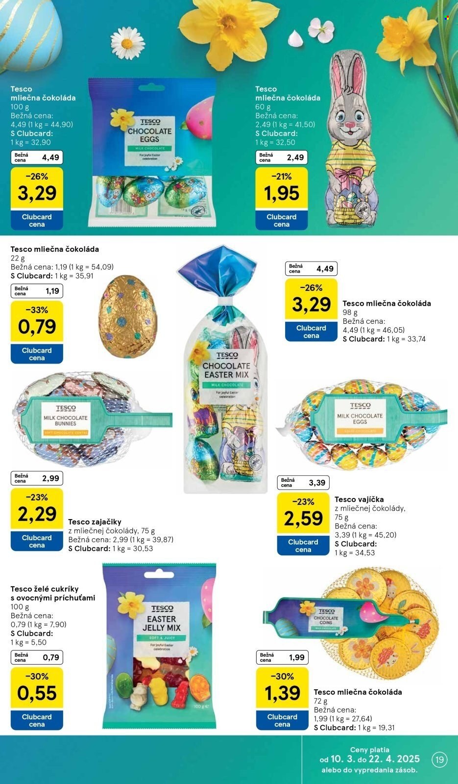 Leták TESCO - 2.4.2025 - 8.4.2025. Strana 19