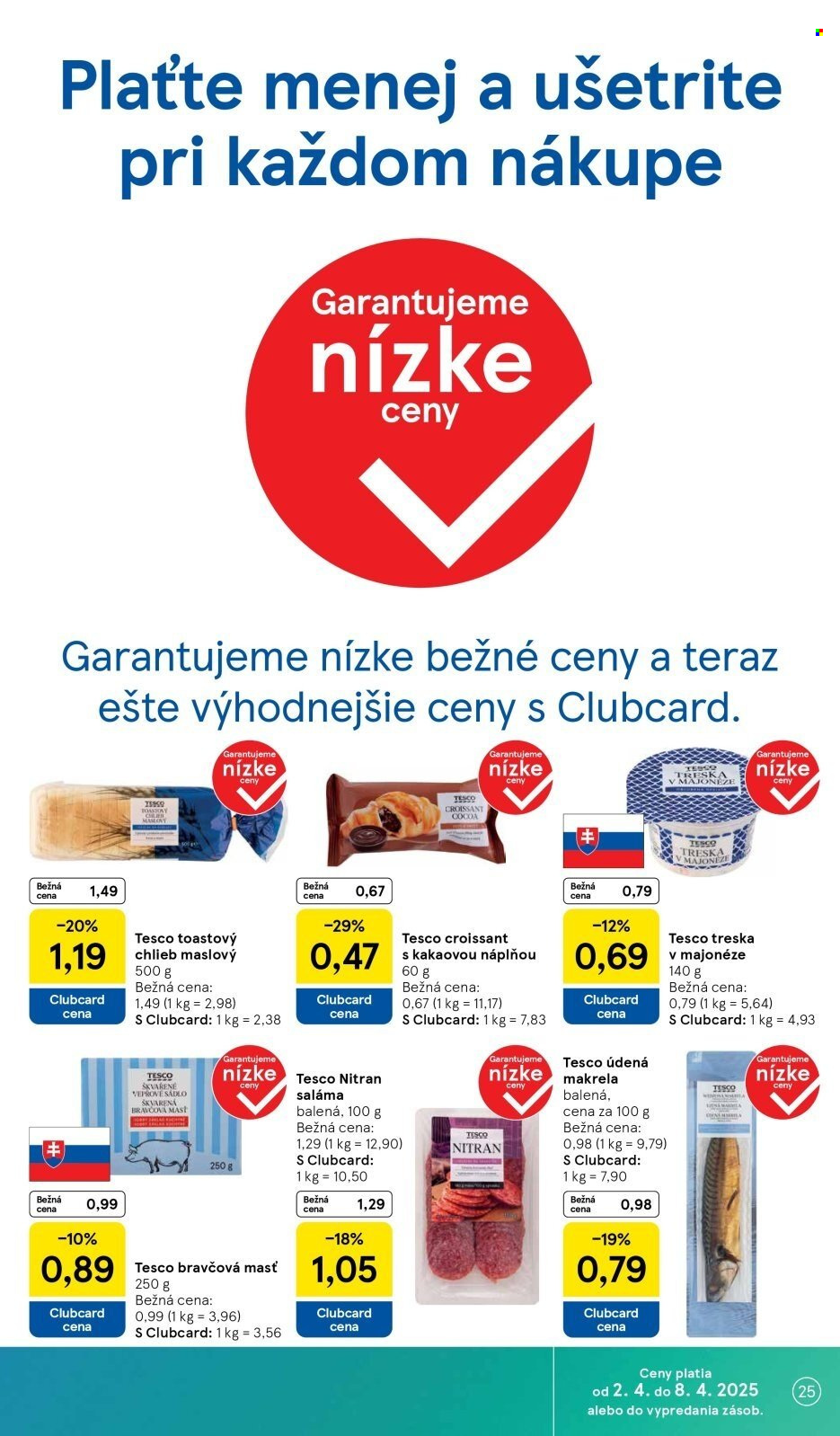 Leták TESCO - 2.4.2025 - 8.4.2025. Strana 25