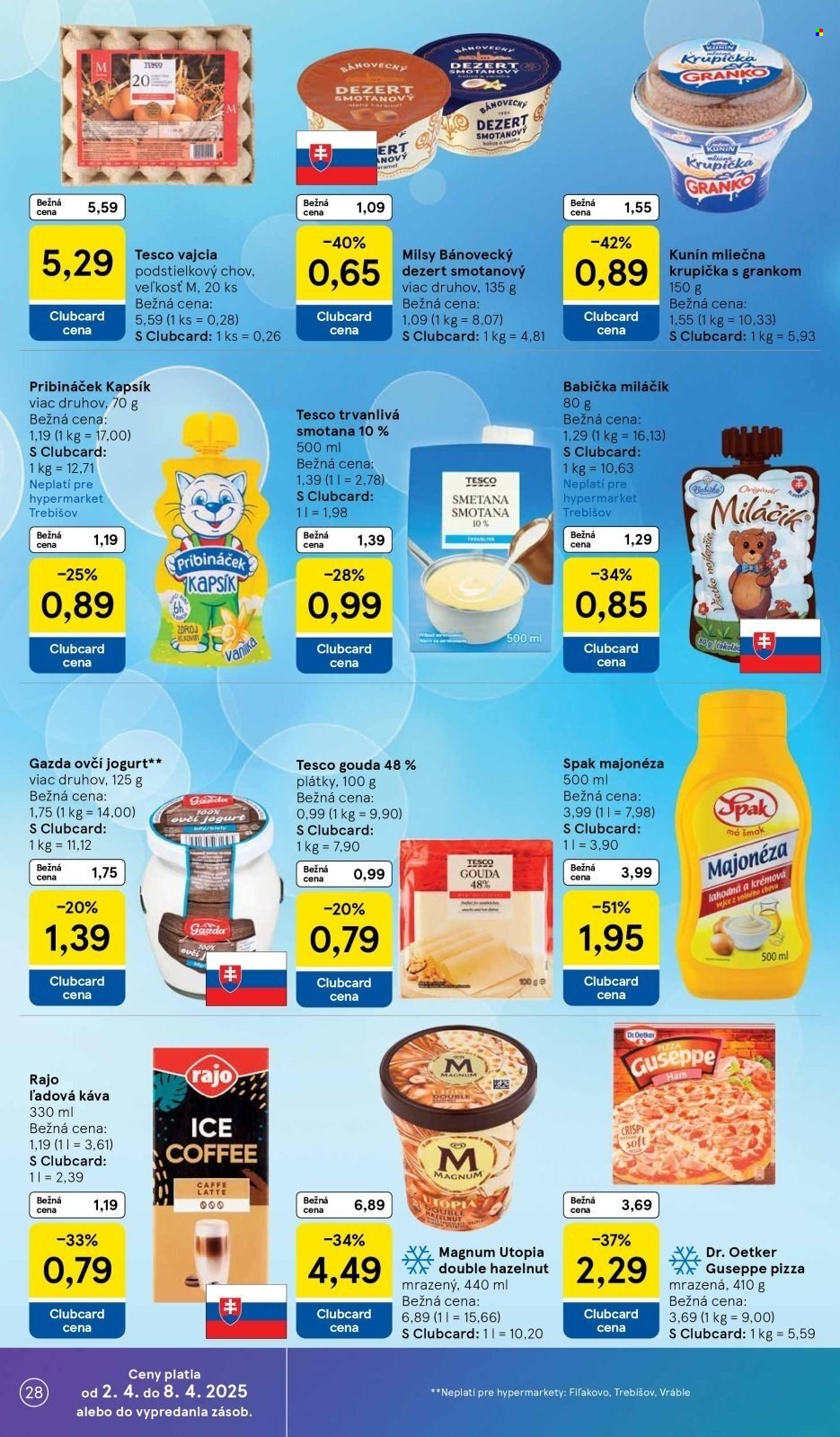 Leták TESCO - 2.4.2025 - 8.4.2025. Strana 28