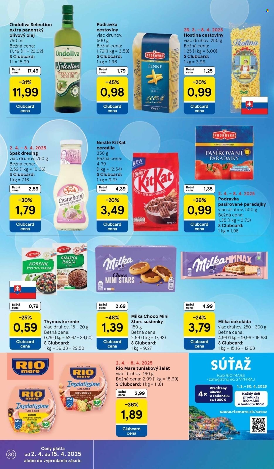Leták TESCO - 2.4.2025 - 8.4.2025. Strana 30