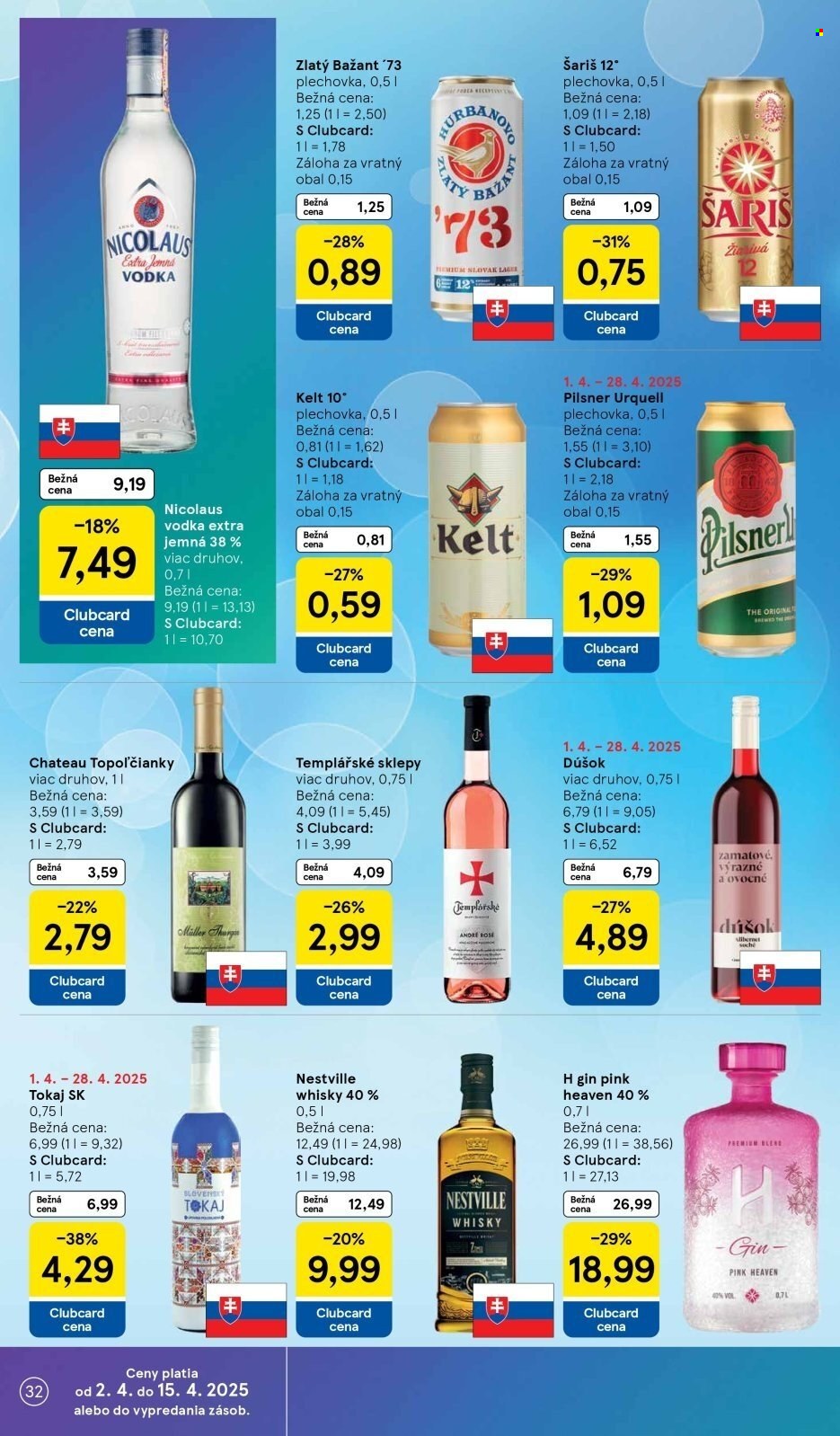 Leták TESCO - 2.4.2025 - 8.4.2025. Strana 32