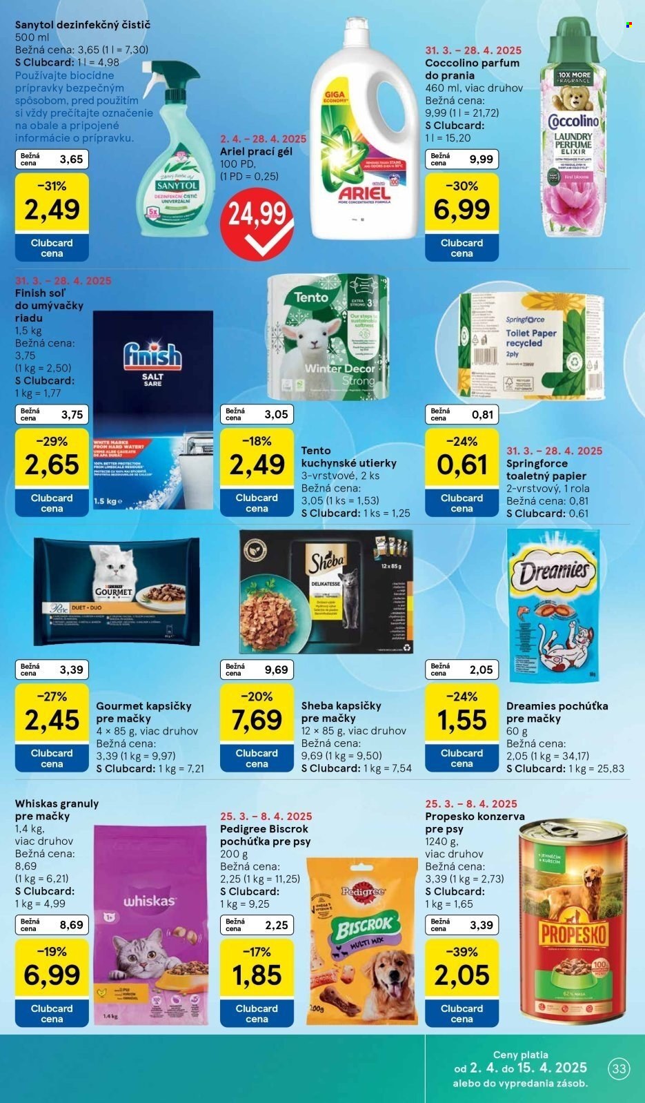 Leták TESCO - 2.4.2025 - 8.4.2025. Strana 33