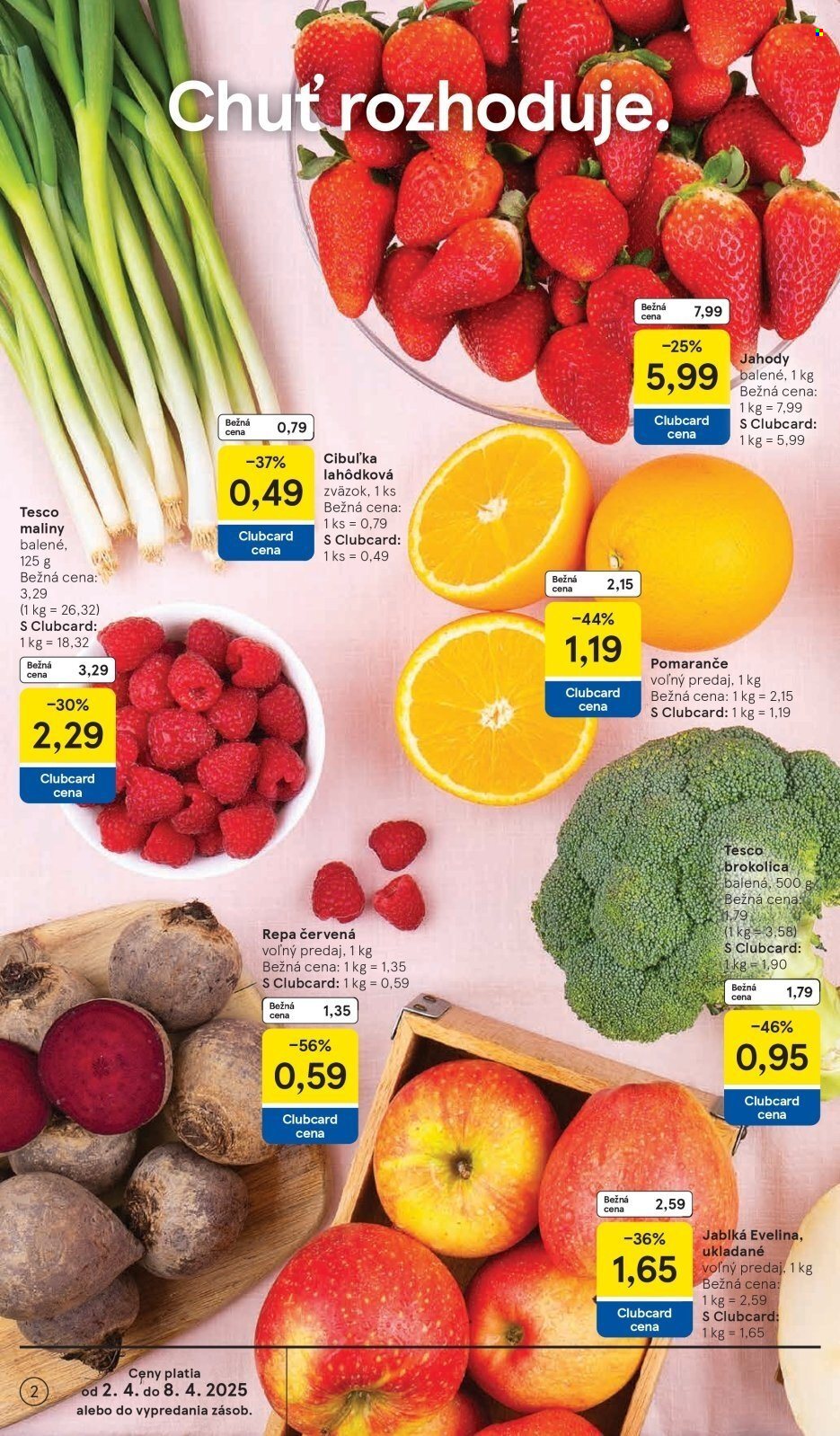 Leták TESCO supermarket - 2.4.2025 - 8.4.2025. Strana 2