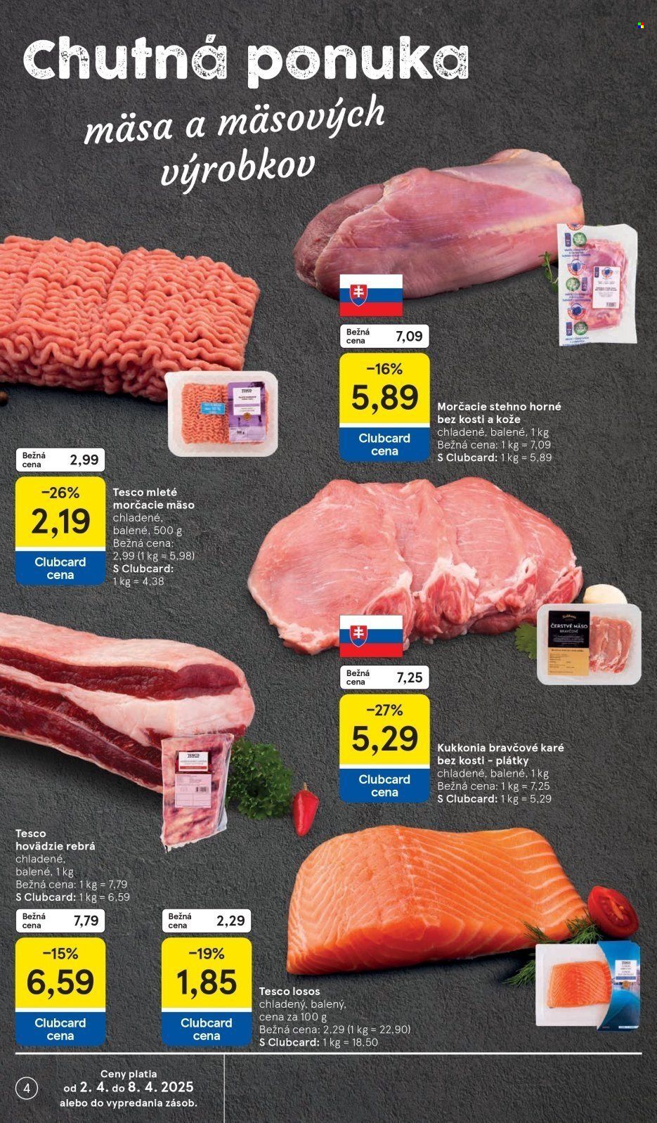 Leták TESCO supermarket - 2.4.2025 - 8.4.2025. Strana 4