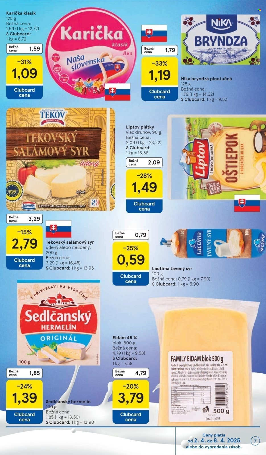 Leták TESCO supermarket - 2.4.2025 - 8.4.2025. Strana 7