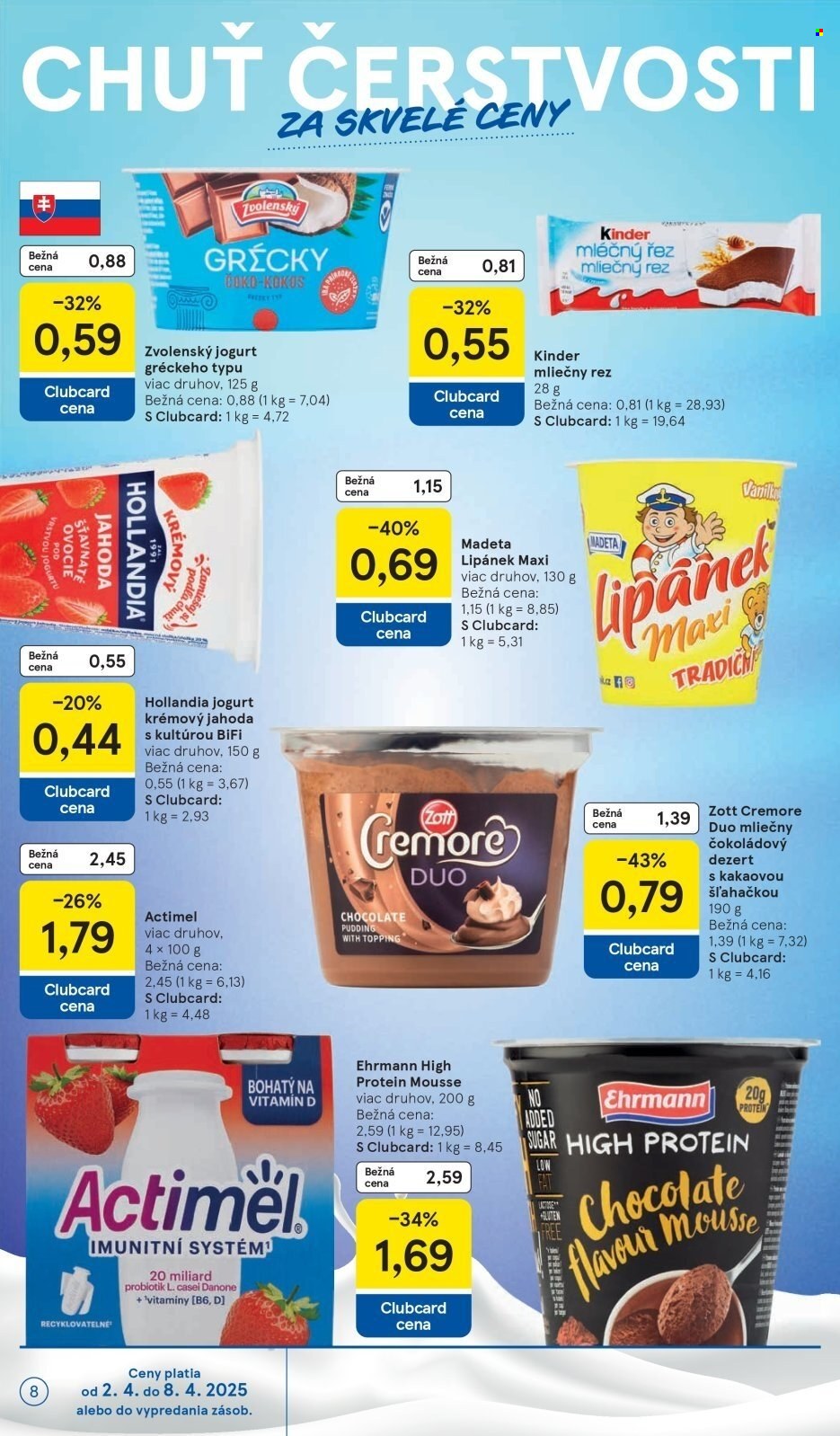 Leták TESCO supermarket - 2.4.2025 - 8.4.2025. Strana 8